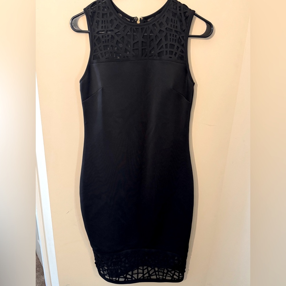 Thalia Sodi Black Cutout Mini Dress